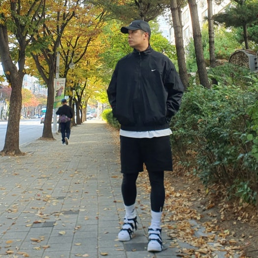 나이키 에어 모어 업템포 96 스카티 피펜 화이트 블랙 남성용 운동화 414962-105 photo review