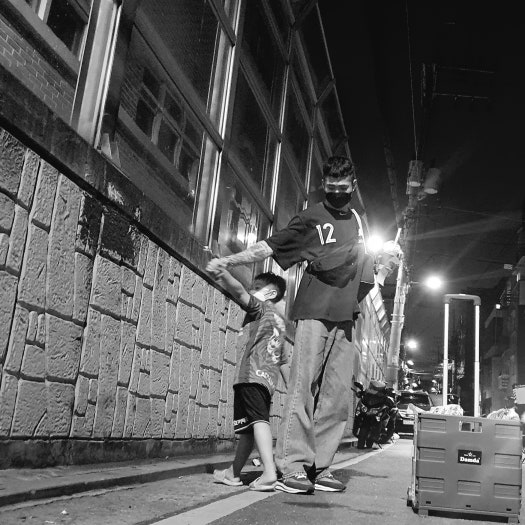 나이키 x 사카이 LD와플 블루 멀티 BV0073-400 photo review