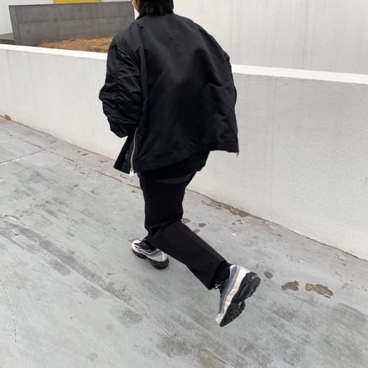 나이키 x 꼼데가르송 옴므 플러스 에어맥스 95 차콜 CU8406-101 photo review