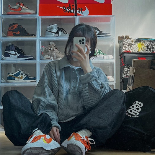 나이키 x 사카이 x 클랏 LD와플 오렌지 블레이즈 DH1347-100 photo review