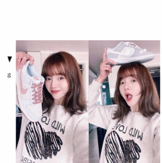 나이키 덩크 로우 레트로 프리미엄 파슬 로즈 DH7577-001 photo review