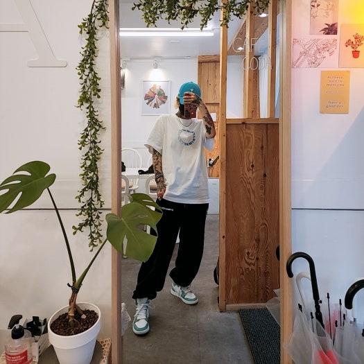 나이키 덩크 로우 클로로필 비비드 그린 화이트 DJ6188-300 photo review