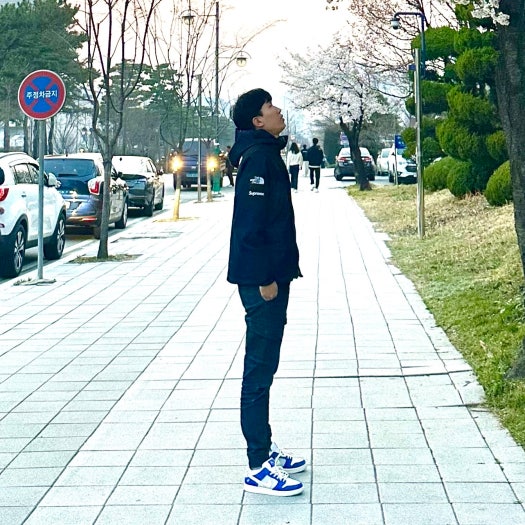 나이키 플라이 스트릿웨어 X SB 덩크 로우 프로 가데니아 블루 DQ5130-400 photo review
