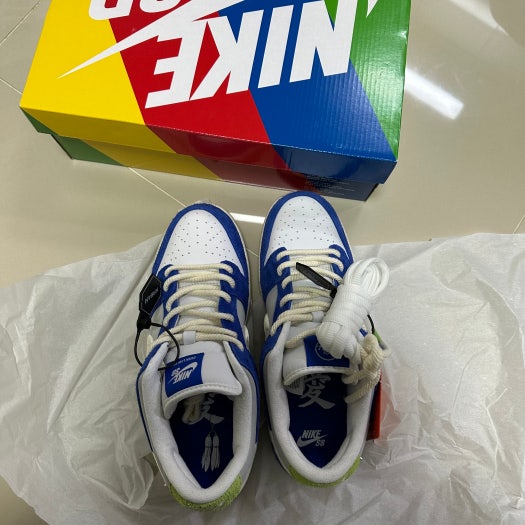 나이키 플라이 스트릿웨어 X SB 덩크 로우 프로 가데니아 블루 DQ5130-400 photo review