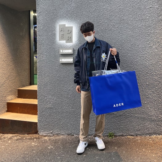 나이키 에어포스1 EMB 흰검 남성 DR9866-100 photo review