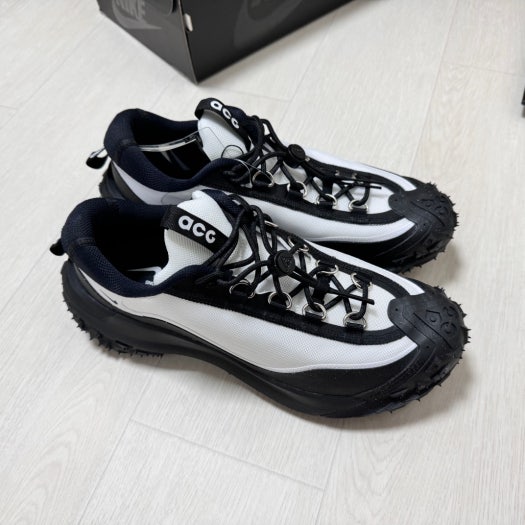 나이키 x 꼼데가르송 옴므 플러스 ACG 마운틴 플라이 2 로우 블랙 화이트 FZ3311-101 photo review