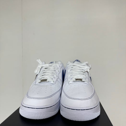 나이키 에어 포스 1 07 LV8 운동화 화이트 딥 로얄 블루 HQ2037-100 photo review