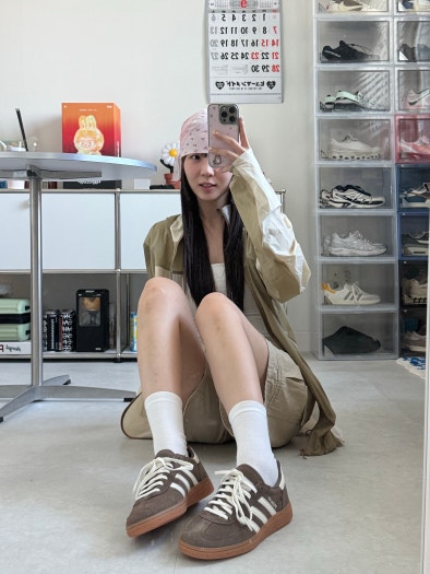아디다스 핸드볼 스페지알 W IF6490 브라운 photo review