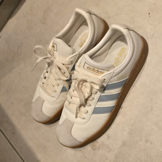 아디다스 네오 VL 코트 클래식 운동화 크림 블루 JH5063 photo review
