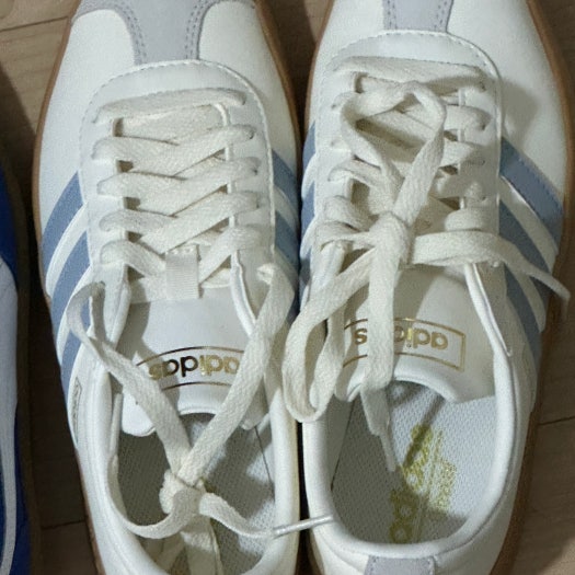 아디다스 네오 VL 코트 클래식 운동화 크림 블루 JH5063 photo review