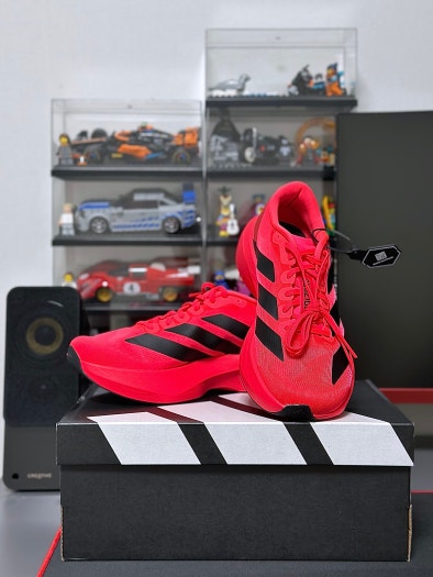 아디다스 아디제로 EVO SL 남성 러닝화 루시드 레드 JS4492 photo review