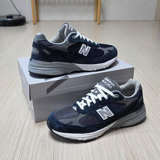뉴발란스 993 메이드 인 USA 네이비 - D 스탠다드 MR993NV photo review