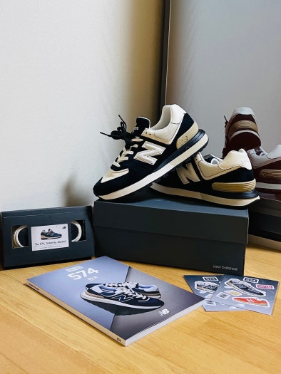 뉴발란스 574 레거시 앙고라 블랙 운동화 U574LGRA photo review