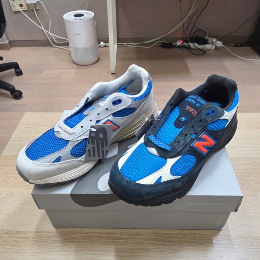 뉴발란스 x 키스 x 매디슨 스퀘어 가든 993 메이드 인 USA 네이비 프린세스 블루 U993MG photo review
