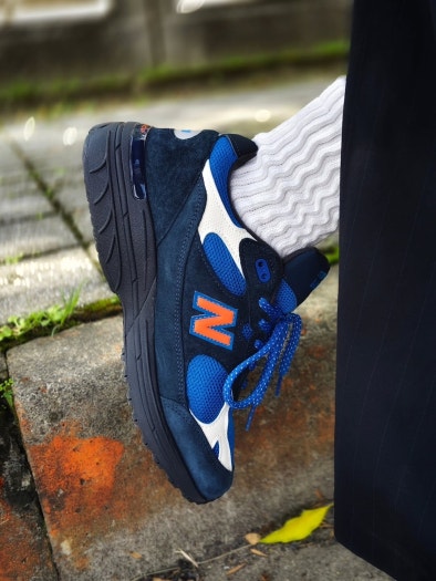 뉴발란스 x 키스 x 매디슨 스퀘어 가든 993 메이드 인 USA 네이비 프린세스 블루 U993MG photo review
