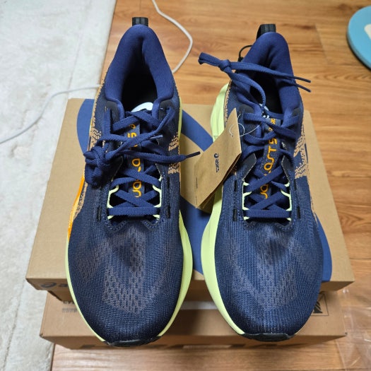 아식스 노바블라스트 5 인디고 블루 앰버 photo review