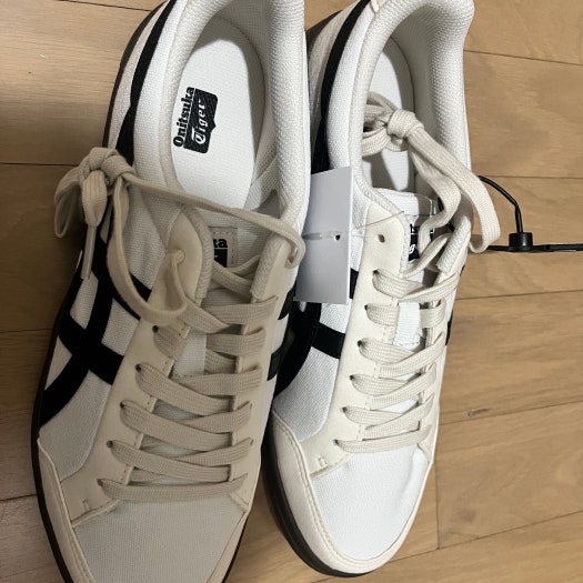 오니츠카 타이거 어드반티 크림 화이트 블랙 photo review