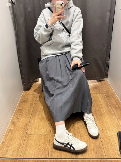 오니츠카 타이거 어드반티 크림 화이트 블랙 photo review
