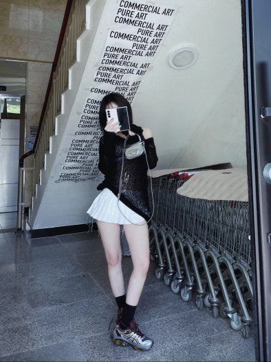 아식스 젤 퀀텀 키네틱 카본 퓨어 골드 1203A270-021 photo review