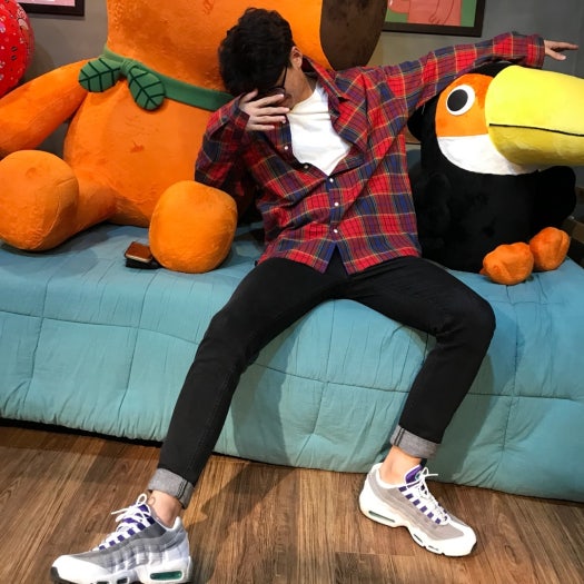 나이키 에어맥스 95 그레이프 2018 photo review