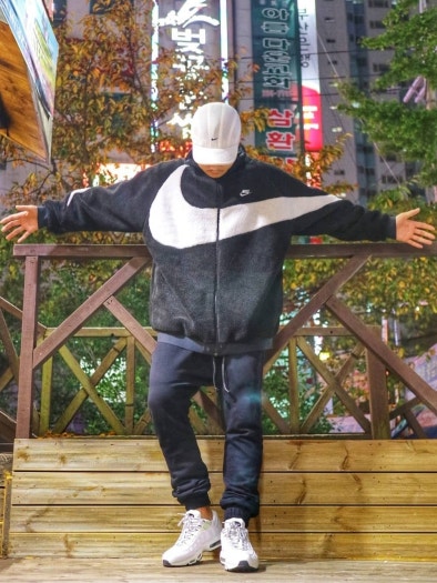 나이키 에어맥스 95 화이트 블랙 photo review