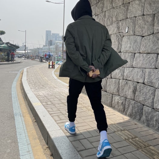 에어 조던 1 로우 SB UNC 유니버시티 블루 CJ7891-401 photo review