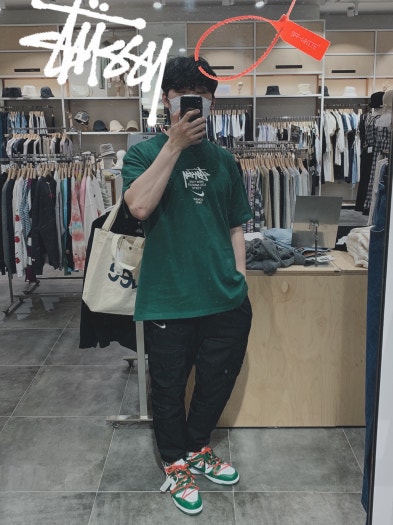 나이키 x 오프화이트 덩크 로우 photo review
