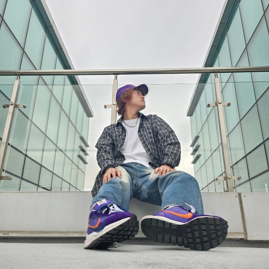 사카이 x 나이키 베이퍼와플 아이리스 오렌지 DD1875-500 photo review