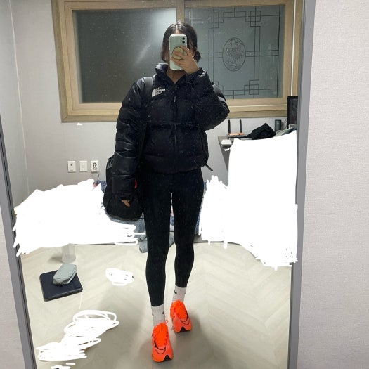 나이키 에어 줌 알파플라이 넥스트% 2 토탈 오렌지 photo review