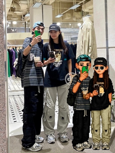 나이키 V2K 런 블랙 앤트러사이트 photo review
