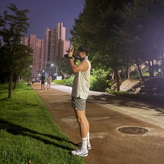 나이키 줌 베이퍼플라이 넥스트 4 로드 레이싱화 러닝화 고스트 바이올렛 HF6414-001 photo review