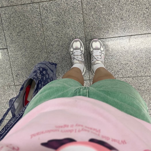 나이키 V2K 런 세일 핑크 폼 photo review