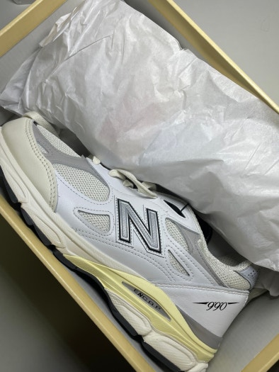 뉴발란스 990v3 메이드 인 USA 씨 솔트 M990AL3 photo review