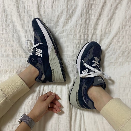 뉴발란스 NB992 러닝화 M992GG 뉴발란스 992 화이트, 블랙, 그레이 photo review