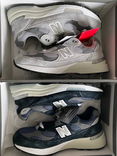 뉴발란스 NB992 러닝화 M992GG 뉴발란스 992 화이트, 블랙, 그레이 photo review