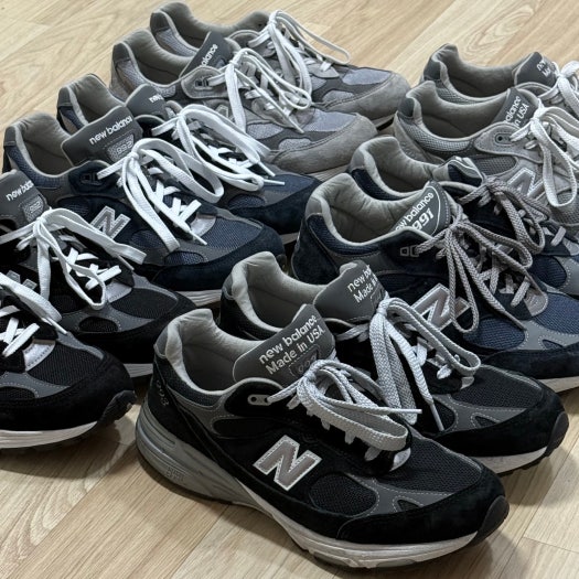 뉴발란스 993 키스그레이 (표준폭) 런닝화 MR993GL photo review