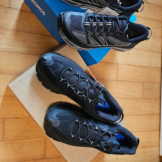 호카 오네오네 Mafate Speed 2 로우탑 캐주얼 러닝 신발 남성 블랙 photo review