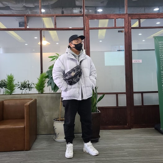 나이키 에어 모어 업템포 트리플 화이트 921948-100 photo review