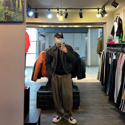 메종 미하라 야스히로 피터슨 Og 솔 캔버스 하이탑 스니커즈 블랙 A01FW701 photo review