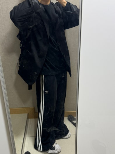 메종 미하라 야스히로 블레이키 OG 솔 캔버스 로우탑 스니커즈 블랙 화이트 A08FW735-BLACK photo review