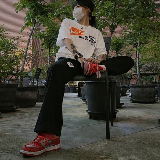 나이키 x 오프화이트 덩크 로우 photo review