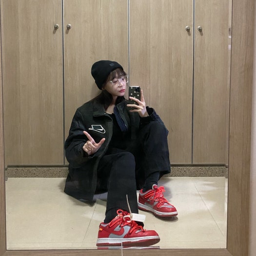 나이키 x 오프화이트 덩크 로우 photo review