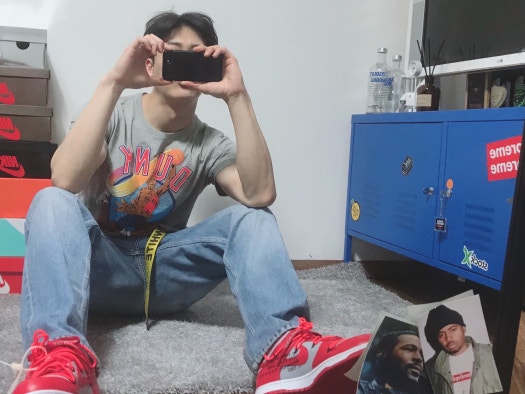 나이키 x 오프화이트 덩크 로우 photo review