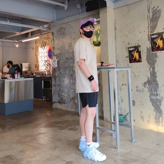 나이키 에어 모어 업템포 사이킥 블루 DJ5159-400 photo review