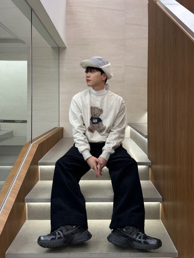 나이키 V2K 런 블랙 앤트러사이트 photo review