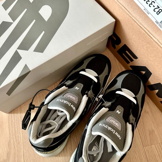 뉴발란스 993 키스그레이 (표준폭) 런닝화 MR993GL photo review
