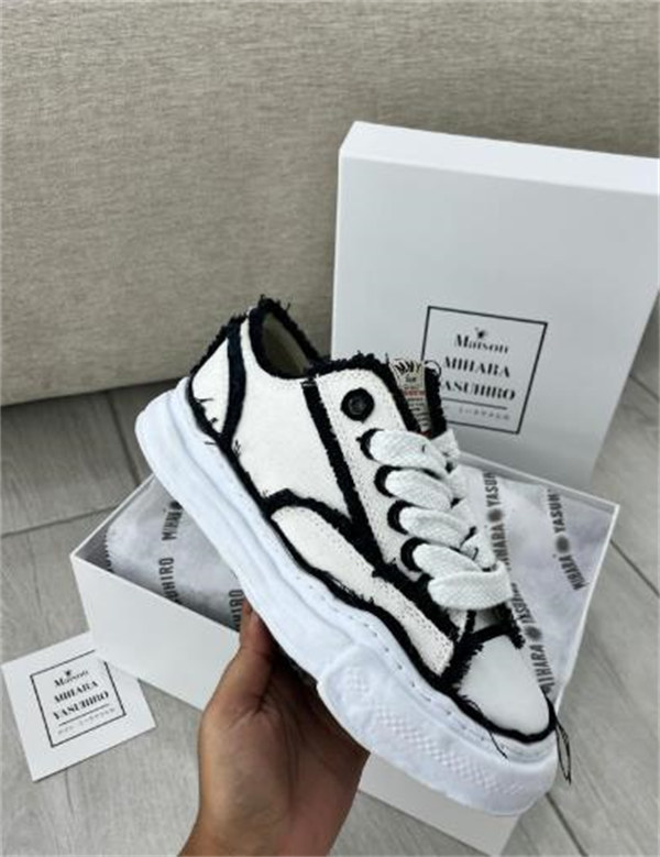 메종 미하라 야스히로 피터슨 OG 솔 OH 캔버스 로우탑 스니커즈 화이트 A09FW721-WHITE photo review