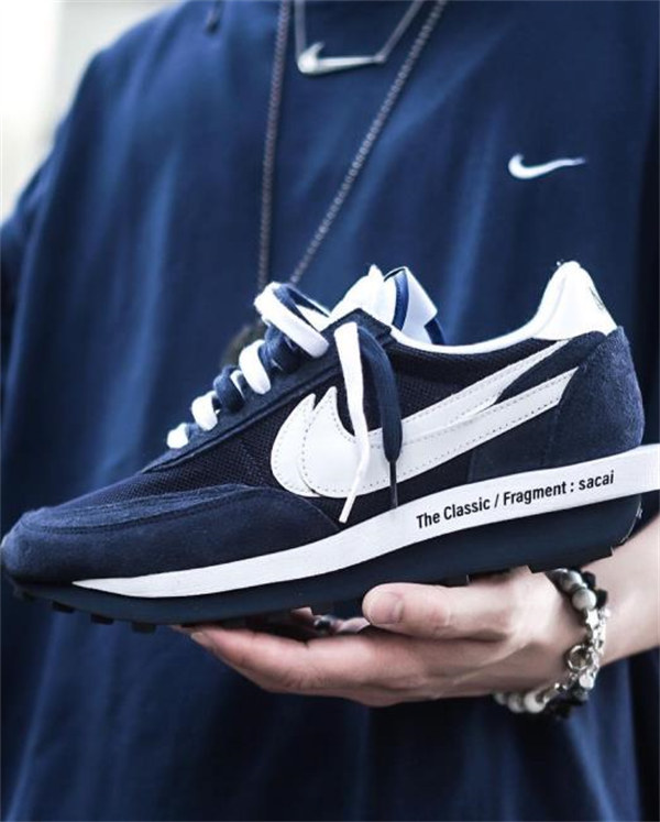 나이키 x 사카이 x 프라그먼트 LD와플 블랙큰드 블루 DH2684-400 photo review