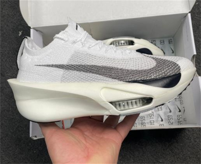 나이키 에어 Zoom Alphafly Next% 3 내마모성, 통기성이 좋은 로우탑  러닝 신발 화이트 블랙 FB8356-100 photo review