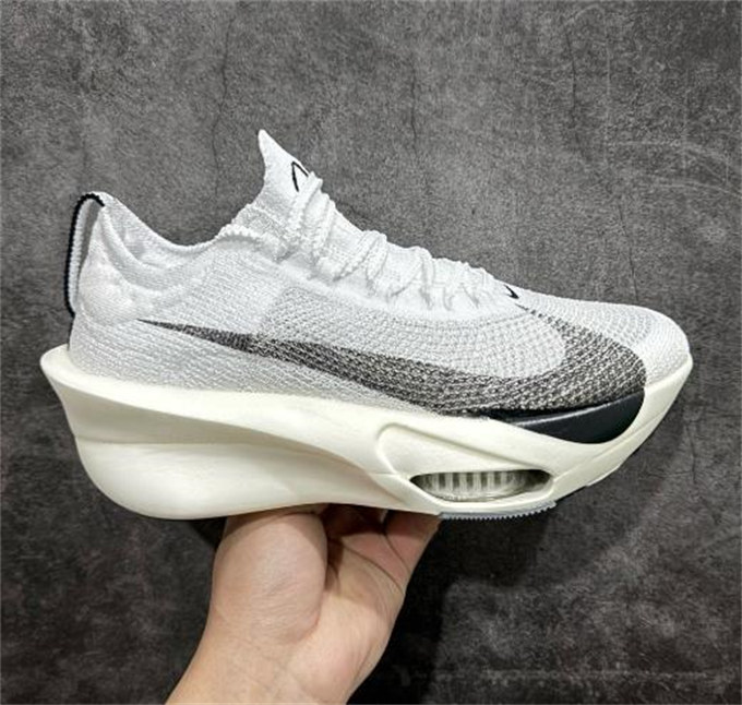 나이키 에어 Zoom Alphafly Next% 3 내마모성, 통기성이 좋은 로우탑  러닝 신발 화이트 블랙 FB8356-100 photo review